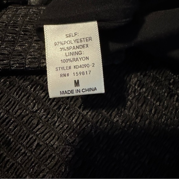 Altar'd State Black Dress with Puff Sleeves | New with Tags - Picture 9 of 10